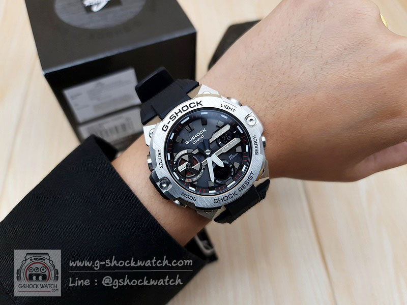 CASIO G-SHOCK นาฬิกาข้อมือ นาฬิกากันน้ำ นาฬิกาของแท้ ประกันศูนย์ CMG 1 ปี รุ่น GST-B400-1