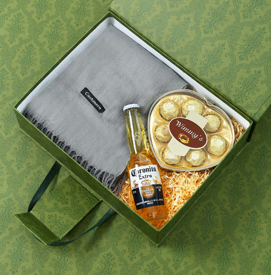 กล่องใส่ของขวัญ,มีหูหิ้ว,กล่องบรรจุภัณฑ์,ขนาดเล็ก18*13*6.5cm,กลาง27*21*9.5cm,ใหญ่33*25*9.5cm