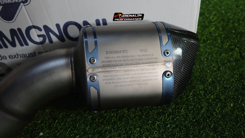 ท่อ Termignoni ทรงสั้น Racing ไทเทเนียม สำหรับ Multi 1200/1260 (For Exhibition only)