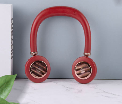 พัดลมห้อยคอ,พัดลมพกพา