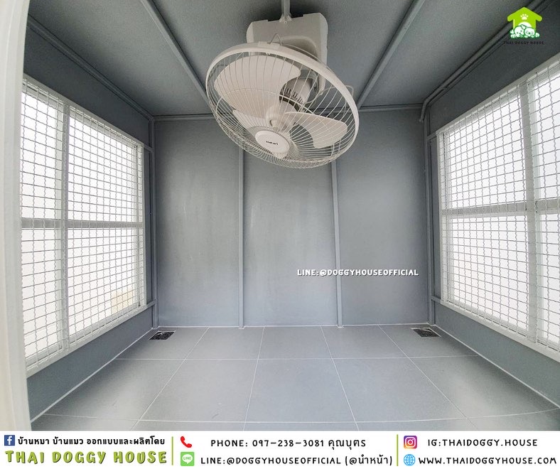 บ้านหมา รุ่นนิยม แบบบ้าน Box Style