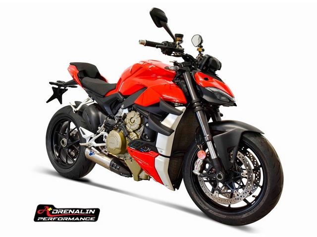 ท่อ Termignoni สลิปออน ไทเทเนียม แบบคู่ สำหรับ Street Fighter V4 (For Exhibition only)