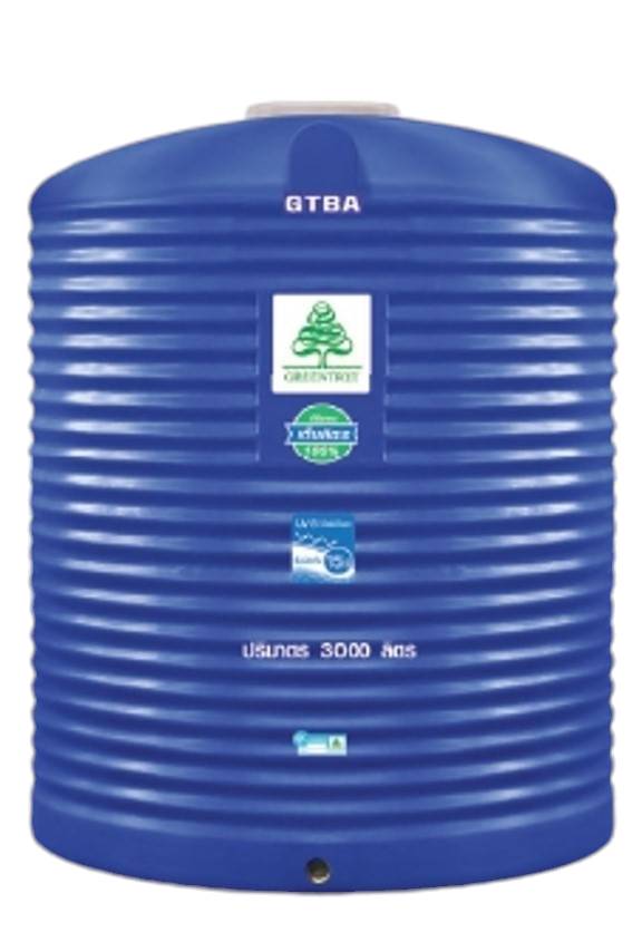 ถังเก็บน้ำบนดินPE กรีนทรี รุ่น GTBA-3000