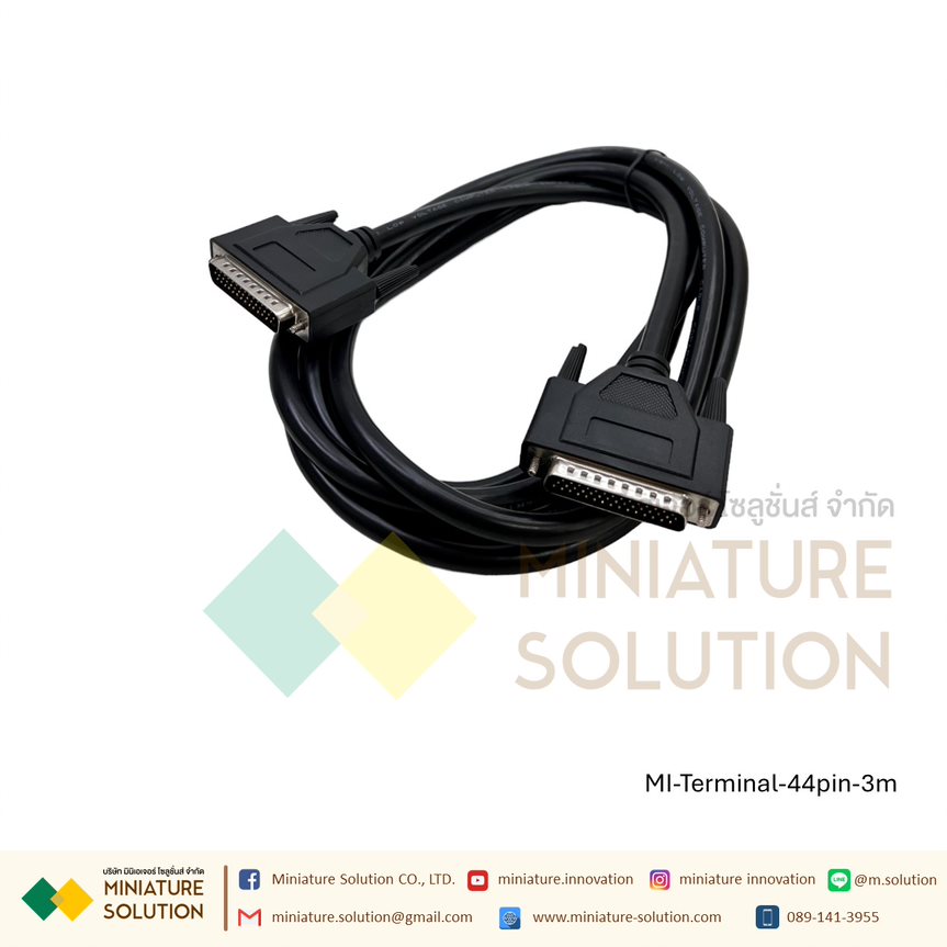 CN1(44Pin/DB44-Female)-Terminal Blocks DB44(Male)-to-DB44(Male) Cable servo driver relay terminal block สาย พร้อม เทอร์มินอล Terminal block + 3m data cable TS-020 TZQBX