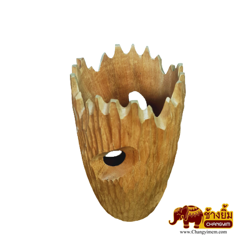 แจกันไม้มะม่วง( A112 )สูง10นิ้ว