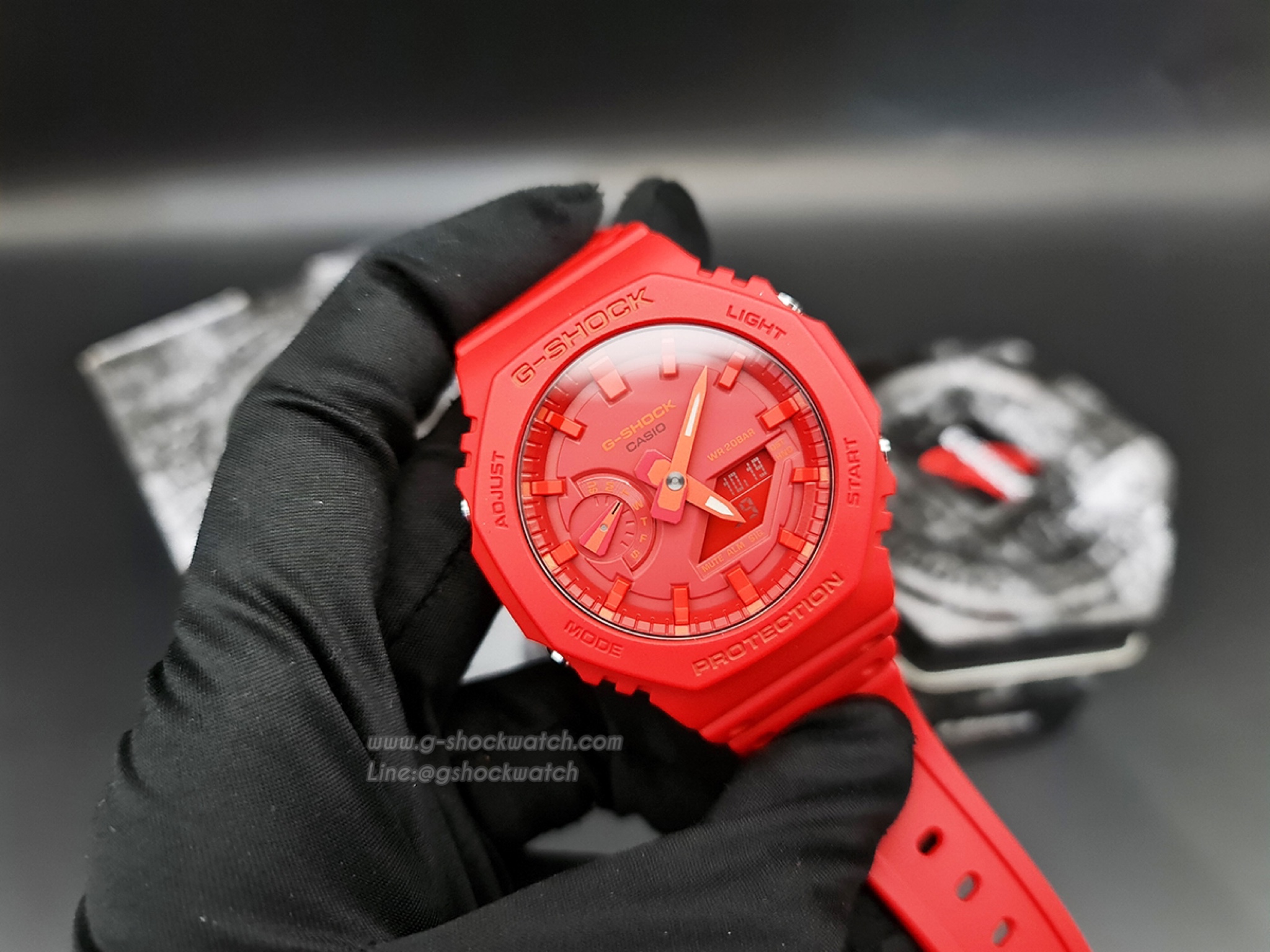 CASIO G-SHOCK นาฬิกาข้อมือ นาฬิกากันน้ำ นาฬิกาของแท้ ประกันศูนย์ CMG 1 ปี รุ่น GA-2100-4A