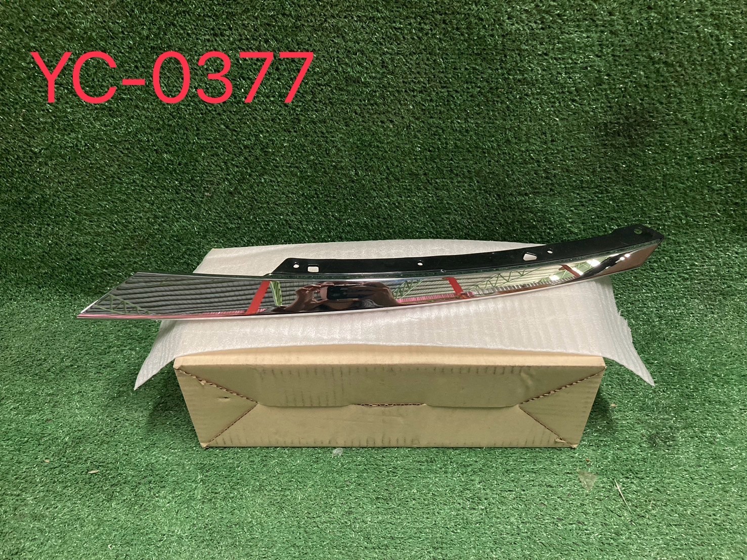 คิ้วโครเมี่ยมคาดไฟหน้า R Honda Civic FC 2018-20 แท้ศูนย์