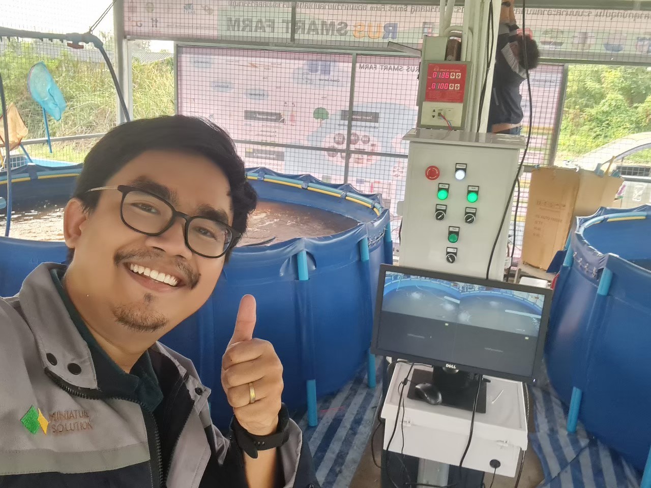 ติดตั้งระบบควบคุมปลาดุก x มหาวิทยาลัยเทคโนโลยีราชมงคลสุวรรณภูมิ