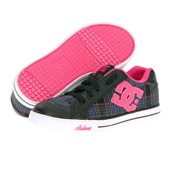 DC Youth Chelsea TX Black/Crazy Pink Size 6.5 US ,25.3 cm