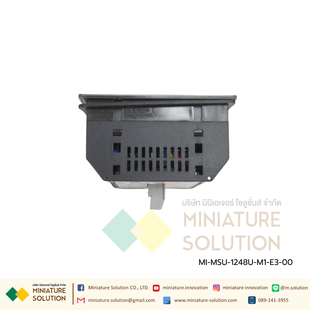 MSU-1248U-M1-E3-00 Scanner -8 Channel with RS-485 MODBUS Input Type : J/K/Pt-100/4-20mA DC/0-10V DC/0-20mA 4 Relay