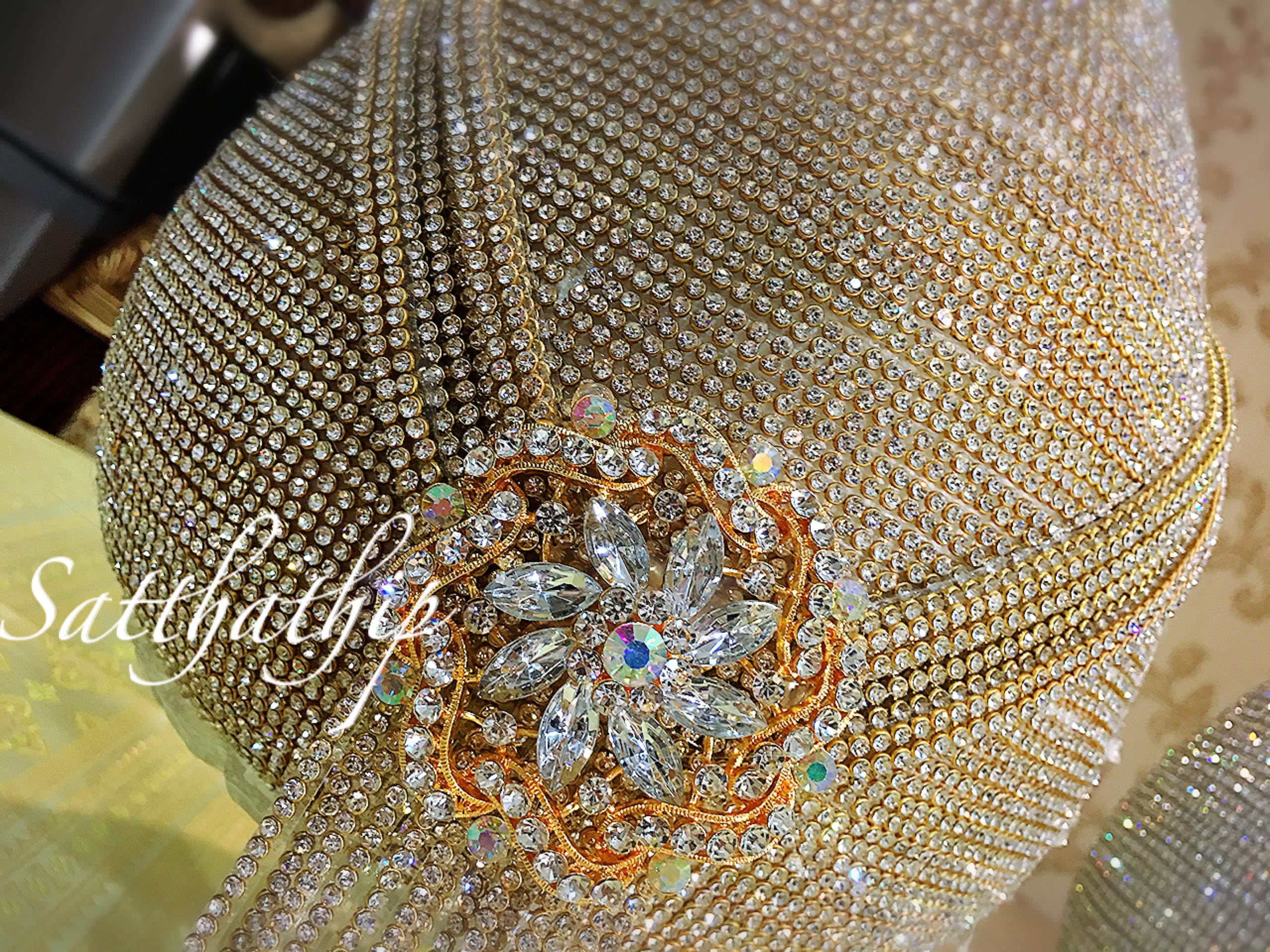 พานพุ่ม - พานพุ่มสักการะ - พานพุ่มเงินทอง - Phan bush