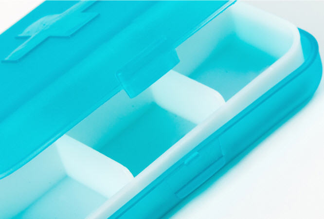 กล่องใส่ยา,ตลับใส่ยา,กล่องใส่ยาพกพา,กล่องยา,กล่องใส่ยา6ช่อง