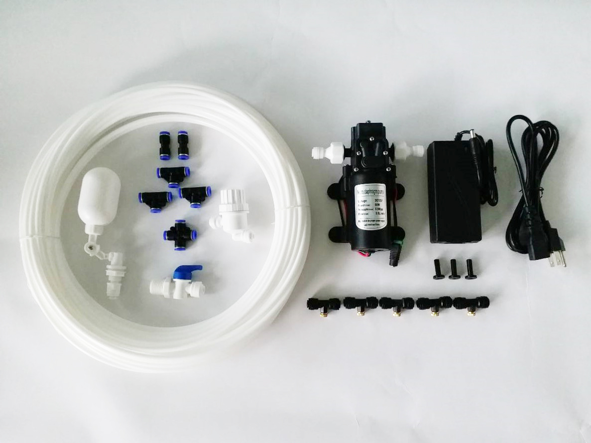 DIY Air Set-05 - หัว 0.3 mm. Pump 12Vdc 9 bar 80W