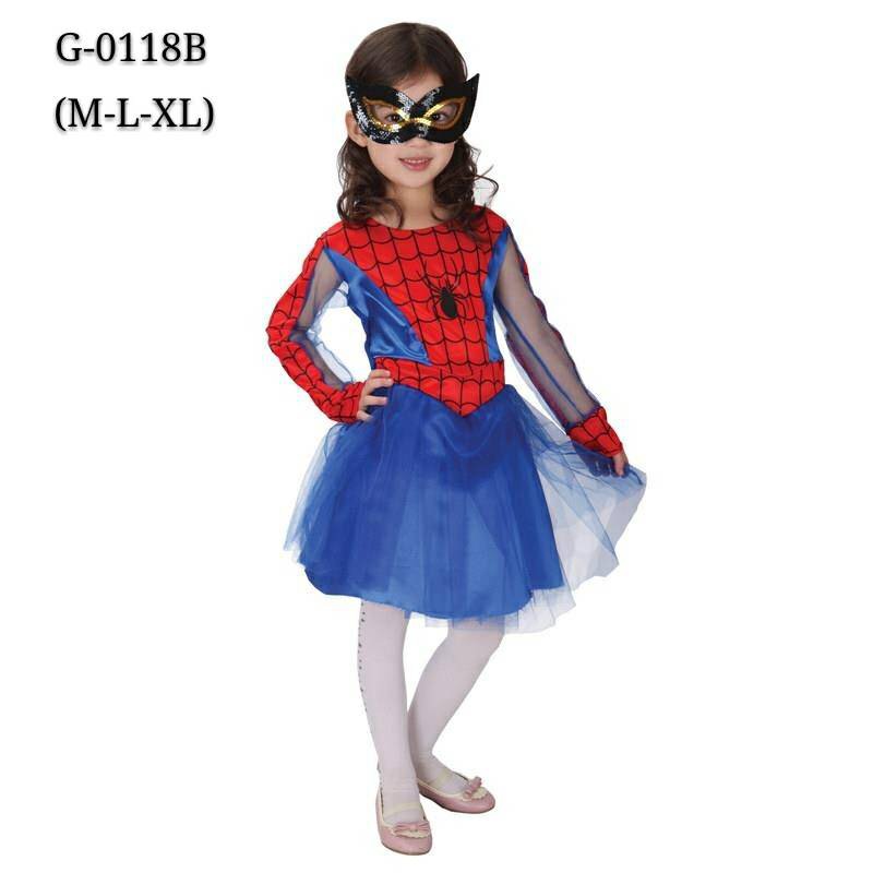 ชุดสไปร์เดอร์เกิร์ล (Spider Girl) ไซส์ S M L