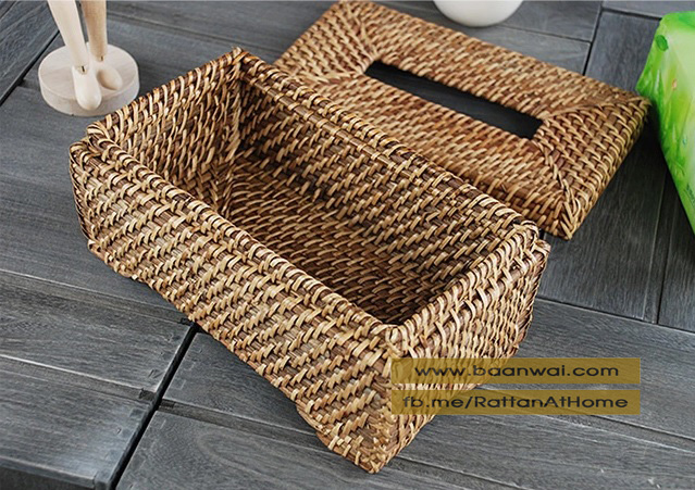 กล่องทิชชูหวาย กล่องทิชชูสาน