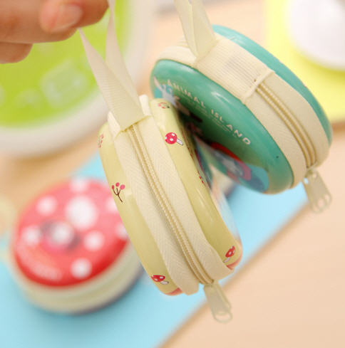 กระเป๋าใส่เศษเหรียญ,ขนาด7.5*7.5*3.5cm,สกรีนตามแบบ