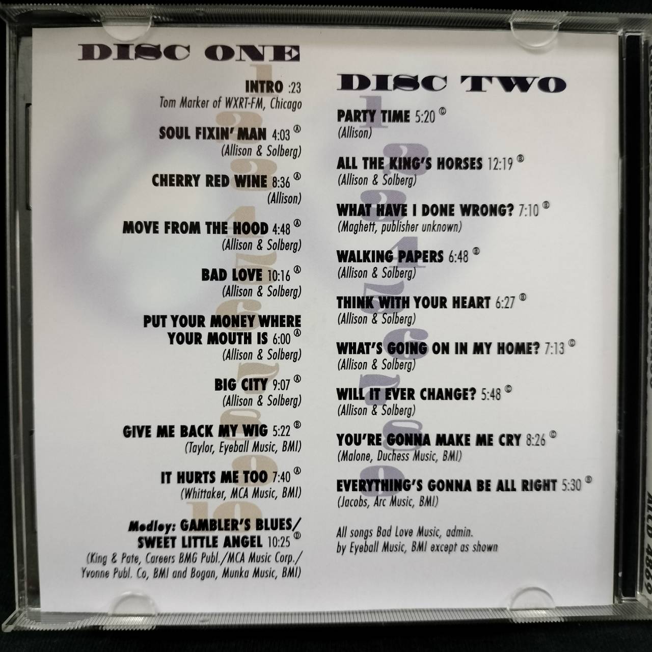 Luther Allison – Live In Chicago / USA / 2CD / แผ่นสวย