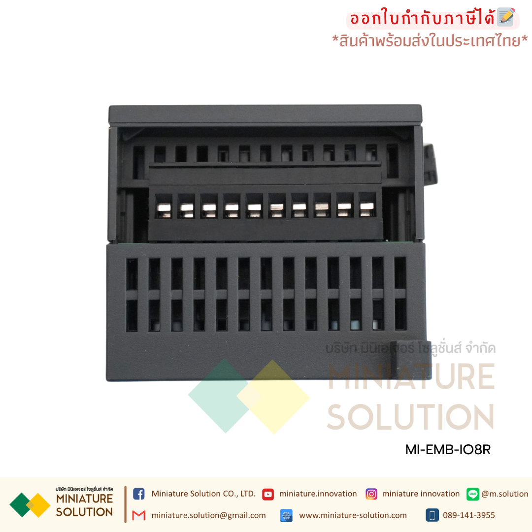 AMSAMOTION PLC expansion module Relay Digital 8DI x 8DR IN/OUT [EMB-IO8R]