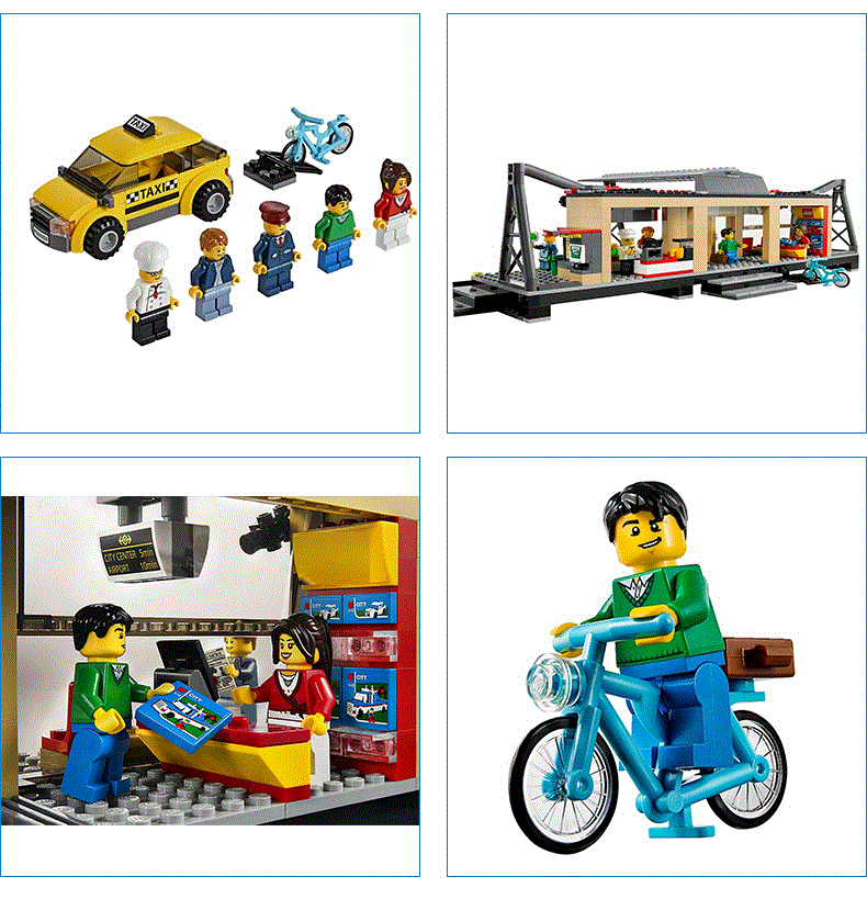 เลโก้จีน LEPIN.02015 ชุด Train Station