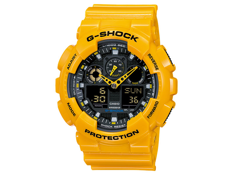 CASIO G-SHOCK นาฬิกาข้อมือ นาฬิกากันน้ำ นาฬิกาของแท้ ประกันศูนย์ CMG 1 ปี รุ่น GA-100A-9A