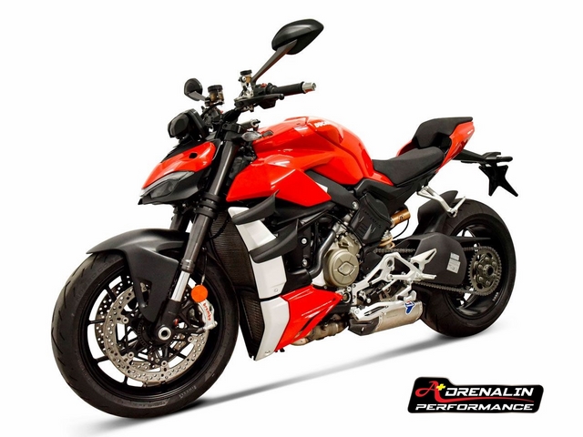 ท่อ Termignoni สลิปออน ไทเทเนียม แบบคู่ สำหรับ Street Fighter V4 (For Exhibition only)