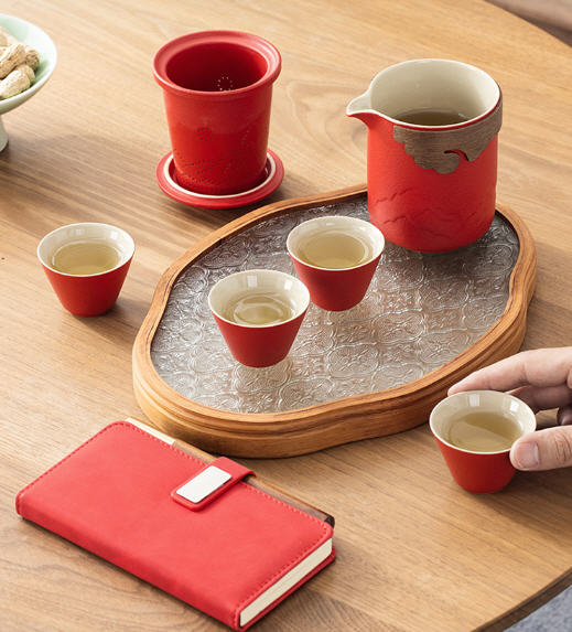 ชุดชงชา,ชุดของขวัญ,ชุดชงชาเซรามิก,สกรีนโลโก้