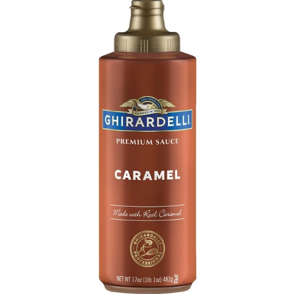กิราเดลลี่ พรีเมียม ซอส คาราเมล Ghiraldelli Premium Caramel Sauce 454 g. (05-8314)
