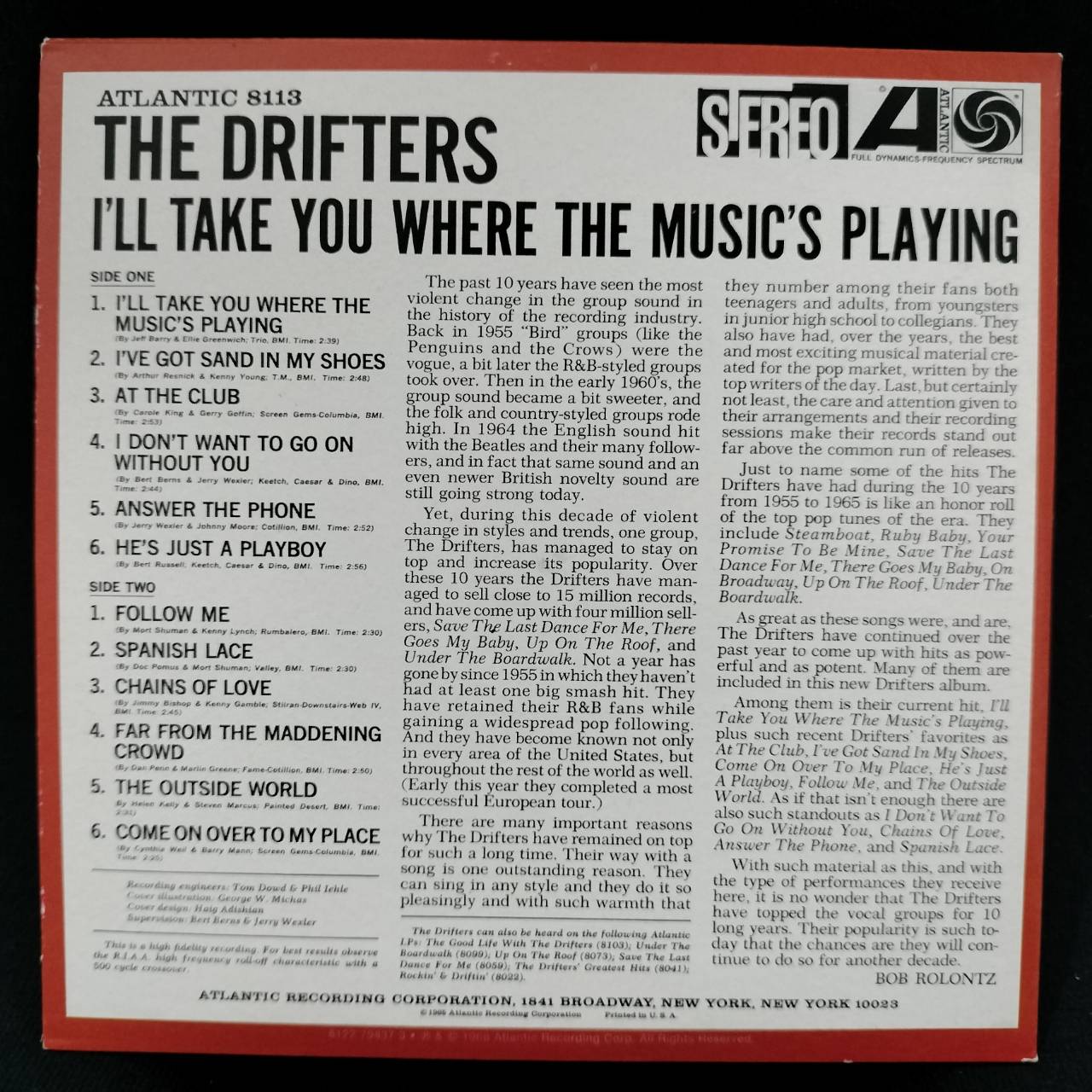 The Drifters – Original Album Series / EU / กล่องสวมมีสก๊อตเทปติดอยู่ / 5CD / แผ่นดี