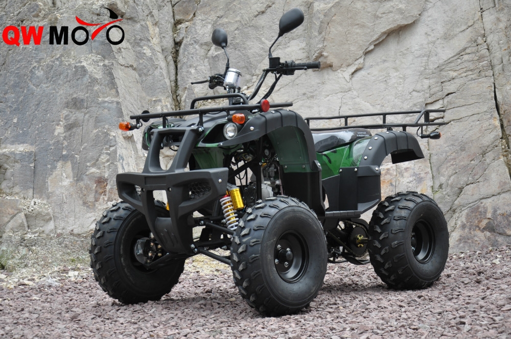 ATV125cc โมเดลใหม่ปีล่าสุด นำเข้ามาตราฐานยุโรปเครื่องยนต์คุณภาพ Shinery ระบบเกียร์ออโต้1 + 1เกียร์ถอย ออโต้คลัส ขนาดรถ: 148X1020x1100MM