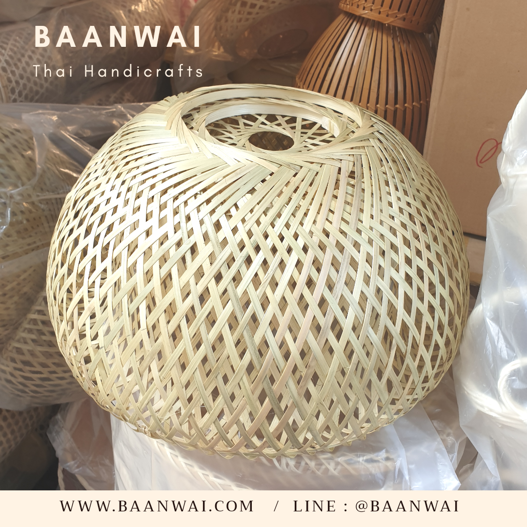 โคมไฟไม้ไผ่ โคมไฟฝักบัว