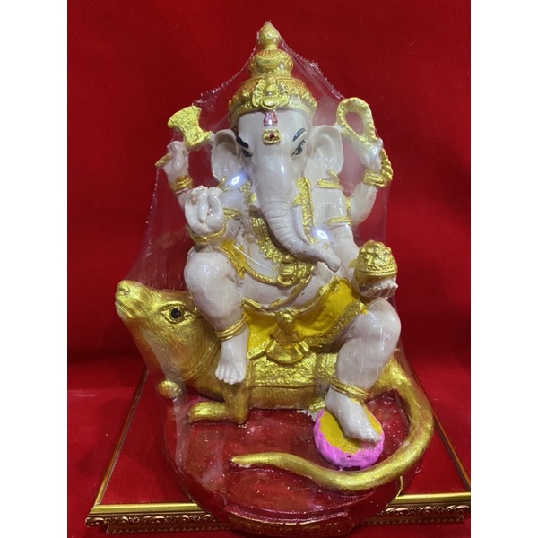 พระพิฆเนศทรงหนู พระพิฆเนส กว้าง8นิ้ว สูง11นิ้ว