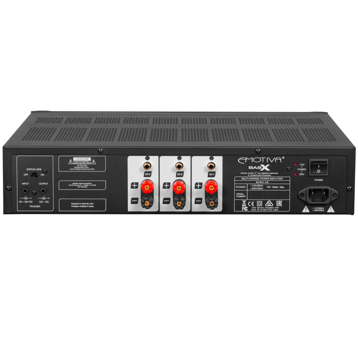 Emotiva BasX A3 3-Channel Power Amplifie