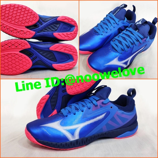 Mizuno Wave Drive Neo 2 ยอดรองเท้าปิงปองสีน้ำเงิน สวย คลาสสิค สีสวย โดดเด่น หนานุ่ม ใส่สบายเท้า 81GA200020