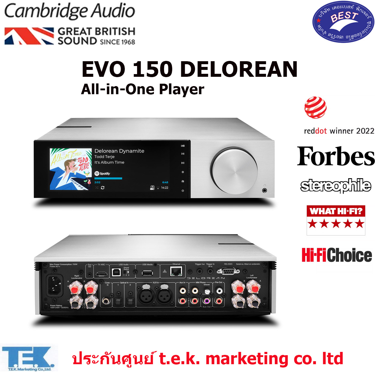 Cambridge Audio 150 DELOREAN All-in-One Player