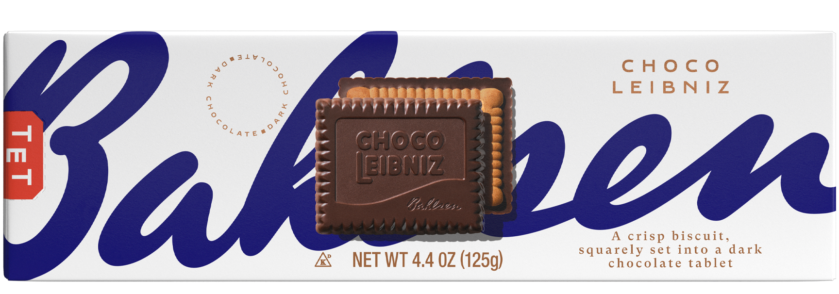 Bahlsen Choco Leizbiz Dark บาวเซ่น ช็อคโก ไลบ์นิซ ดาร์ค (บิสกิตรสดาร์คช็อคโกแลต) 125 g. (05-8243)
