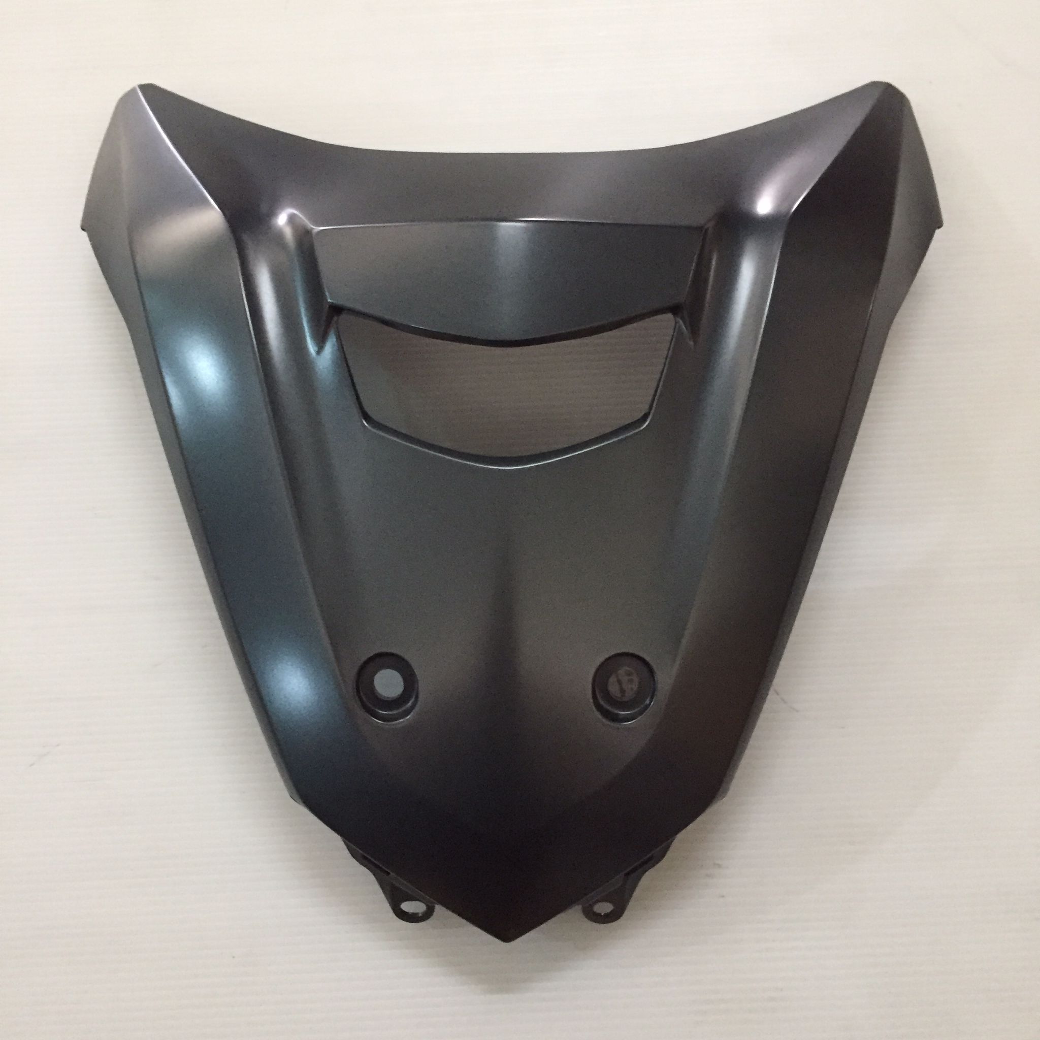 64313-K73-T60ZH ฝาครอบด้านหน้าตัวบน AFS125CSFM TH WAVE125I LED สี เทา-ดำ อะไหล่แท้ HONDA