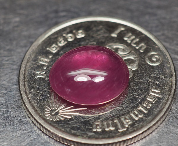 พลอยทับทิม (Ruby) 3.43 สีม่วง