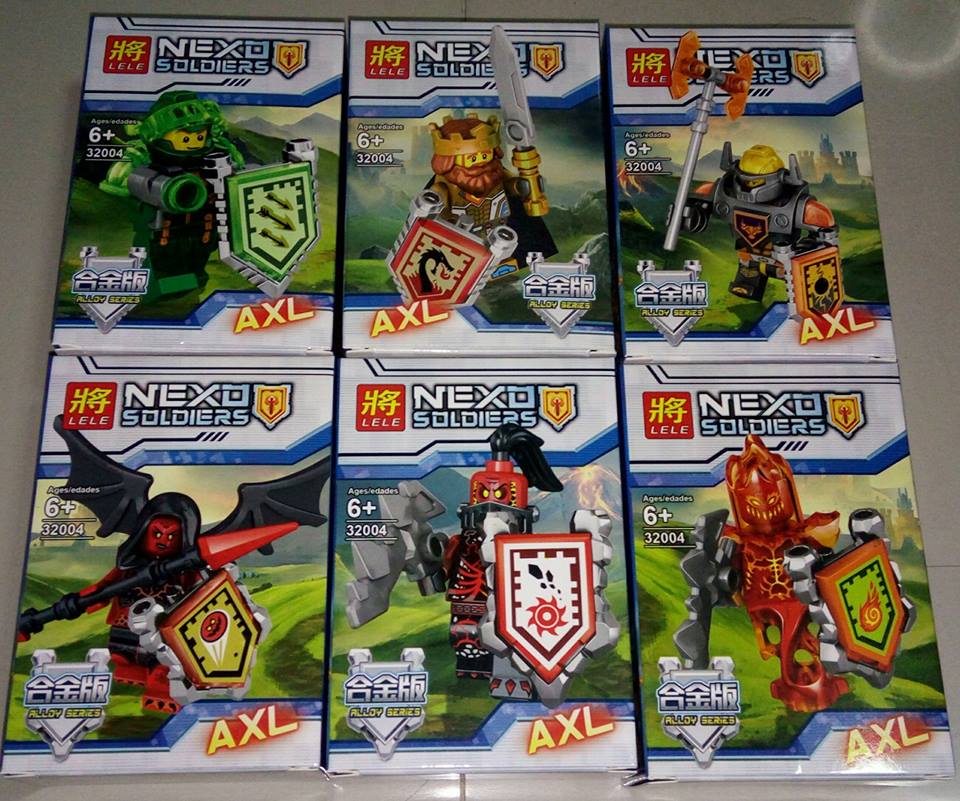 เลโก้จีน LELE 32004 ชุด NEXO Knights โล่เหล็ก
