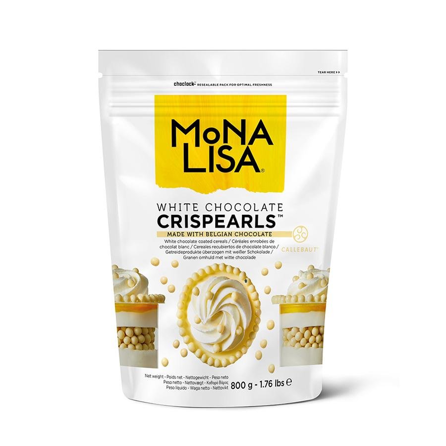 Mona Lisa White Chocolate Crispearls™ - White Chocolate - 800 g. (05-9190)