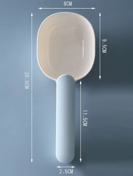 ช้อนตักข้าวสาร,ช้อนตักอาหาร,ที่ตักข้าวสาร,พร้อมที่หนีบถุง