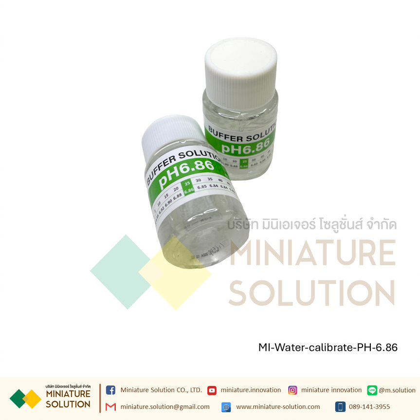 น้ำยาสอบเทียบ น้ำยาคาริเบท EC PH Sensor ทดสอบค่า ( 1413ms/cm ) ( PH6.86 / 9.18 )
