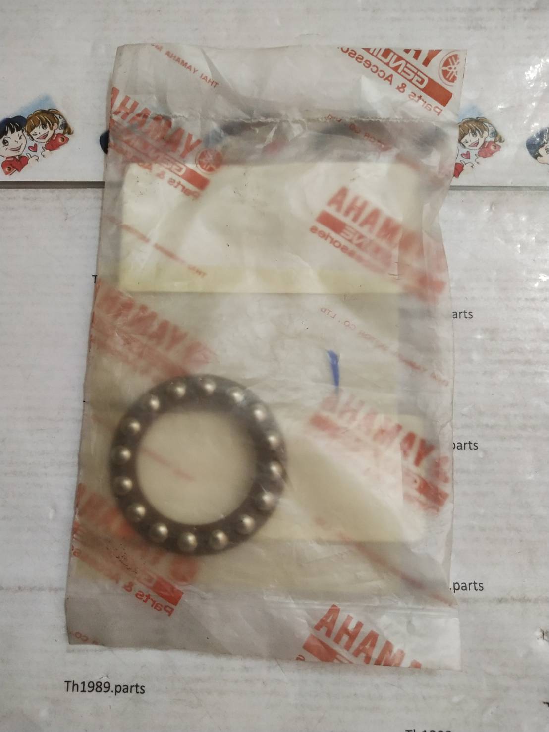 ชุดลูกปืนถ้วยคอล่าง SPARK135RX SPARK X FIORE MIO AMORE อะไหล่แท้ YAMAHA 156-F341E-01 รหัสทดแทน 50P-F341E-10