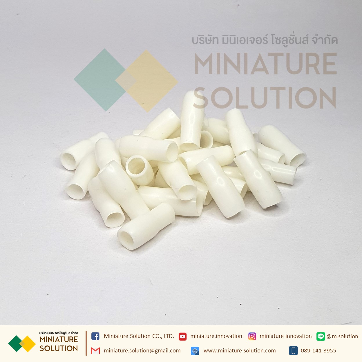 ปลอกหุ้มหางปลา เบอร์ V001-V100 ใช้กับหางปลาเบอร์ 1.5 - 100 Sqmm WIRE END CAPS (100ชิ้น/ถุง)