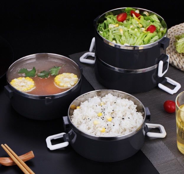 ปิ่นโต,กล่องใส่ข้าว,กล่องใส่ข้าวคุณภาพดี,กล่องข้าว,ปิ่นโตสีดำ,สินค้าพรีเมี่ยม