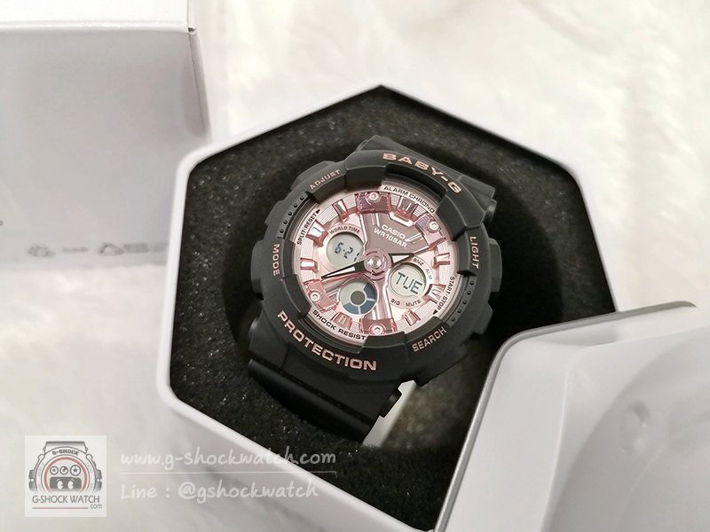 CASIO BABY-G นาฬิกาข้อมือ นาฬิกากันน้ำ นาฬิกาของแท้ ประกันศูนย์ CMG 1 ปี รุ่น BA-130-1A4
