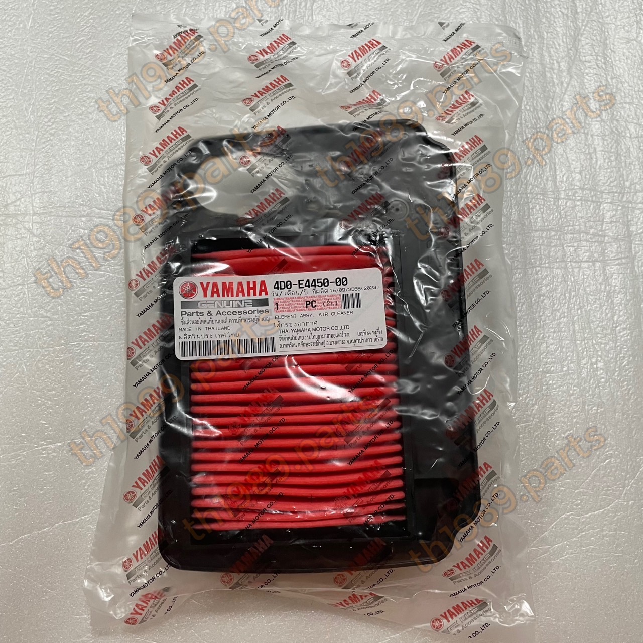 4D0-E4450-00 ไส้กรองอากาศ FINO คาร์บู , FINO คาร์บูเกจ์แยก , MIO MX , MIO ZR ไส้กรองมีโอตาโต มีโอ2ตา อะไหล่แท้ YAMAHA