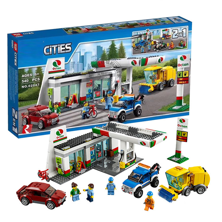เลโก้จีน LEPIN.02047 ชุด City Town Sevice Station