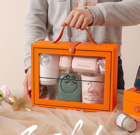 กล่องใส่ของขวัญ,กล่องกระดาษใส่ของขวัญ,ขนาด25.5x20.5x9.5cm