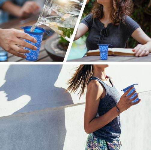 แก้วพับได้,แก้วน้ำพับได้,แก้วน้ำพกพา,แก้วน้ำเดินป่า,200ml