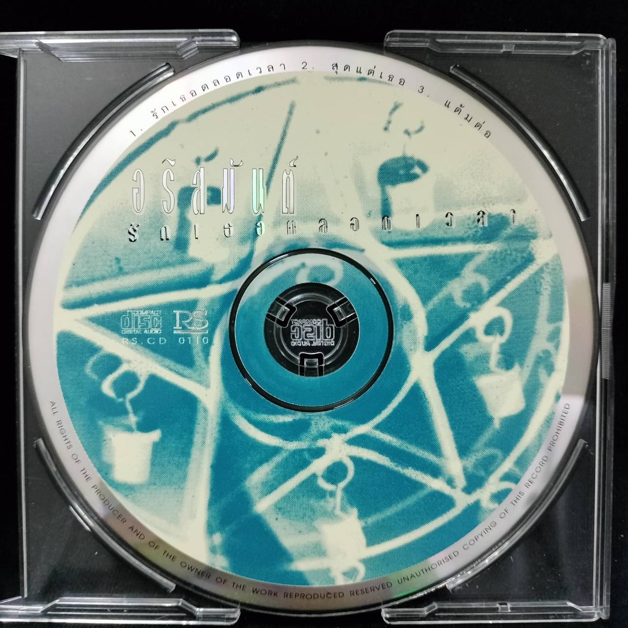 อริสมันต์ – รักเธอตลอดเวลา / ปกเจาะ / แผ่นตัด (3 เพลง) / แผ่นดี